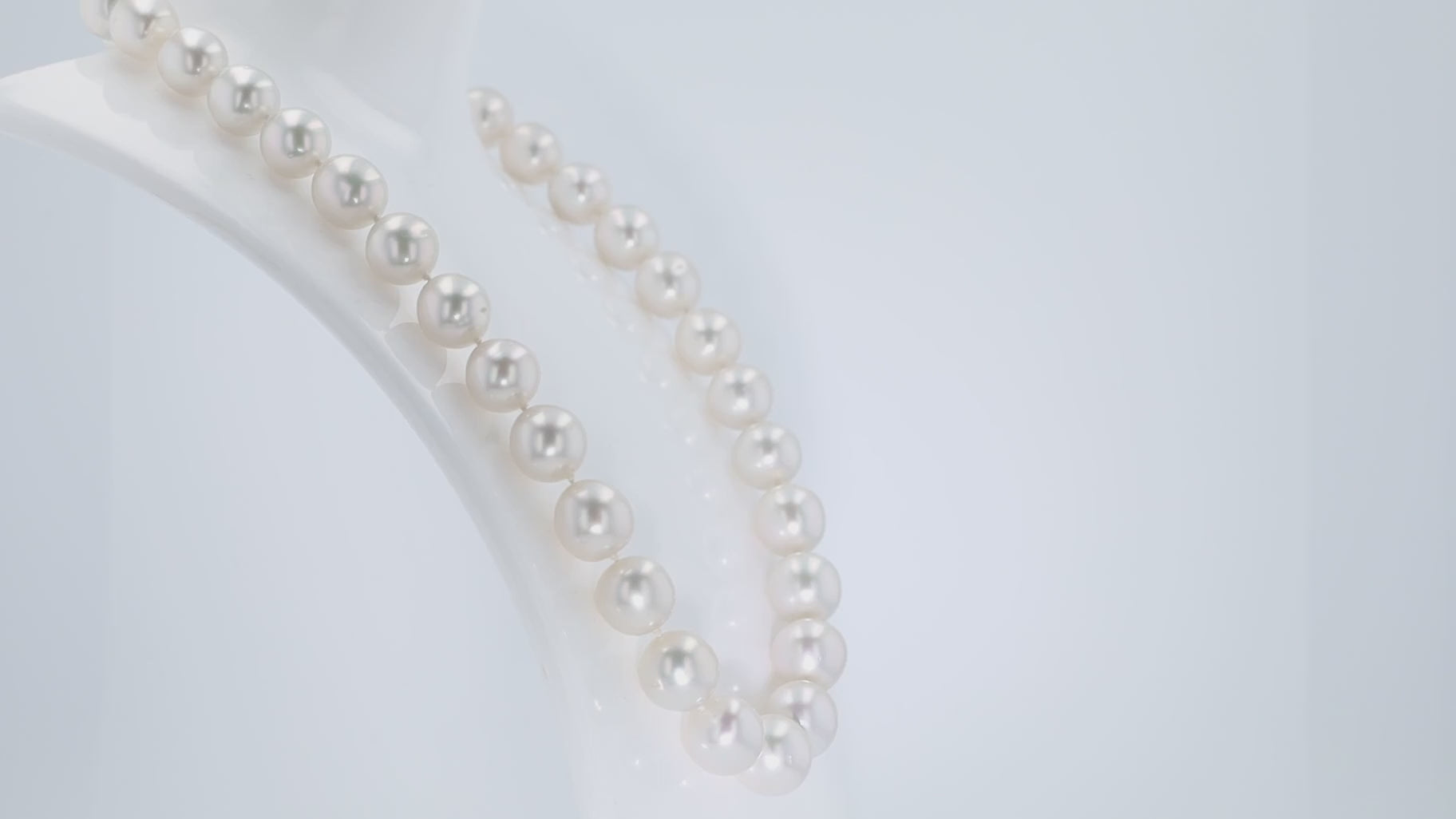 Large South Sea Pearl Necklace Strand With 18k Diamond Clasp