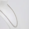Ruser 25 Carat Diamond Platinum Mid-Century Riviere Necklace