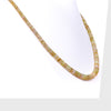 Natural Opal Faceted Bead Necklace 30 Carats 14k Gold