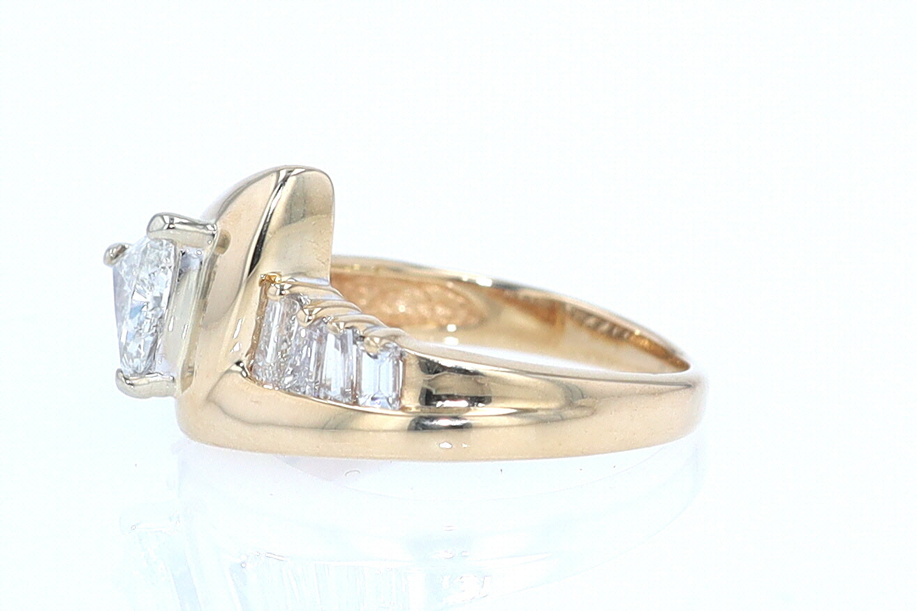 Star Trek Trillion Diamond Engagement Ring