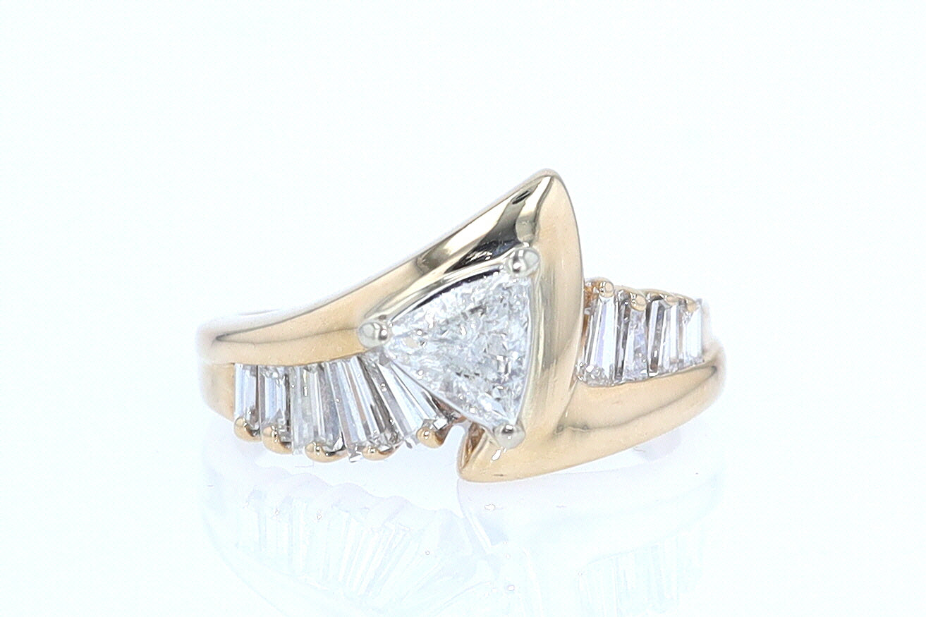 Star Trek Trillion Diamond Engagement Ring