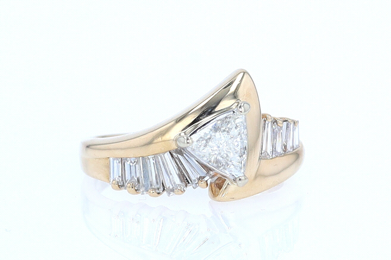 Star Trek Trillion Diamond Engagement Ring