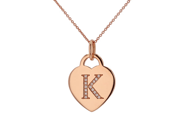 Tiffany K Letter Pendant