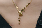 Victorian Seed Pearl Love Birds Necklace