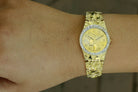 Vintage 1980s Gold Coin Nugget Ladies' Watch