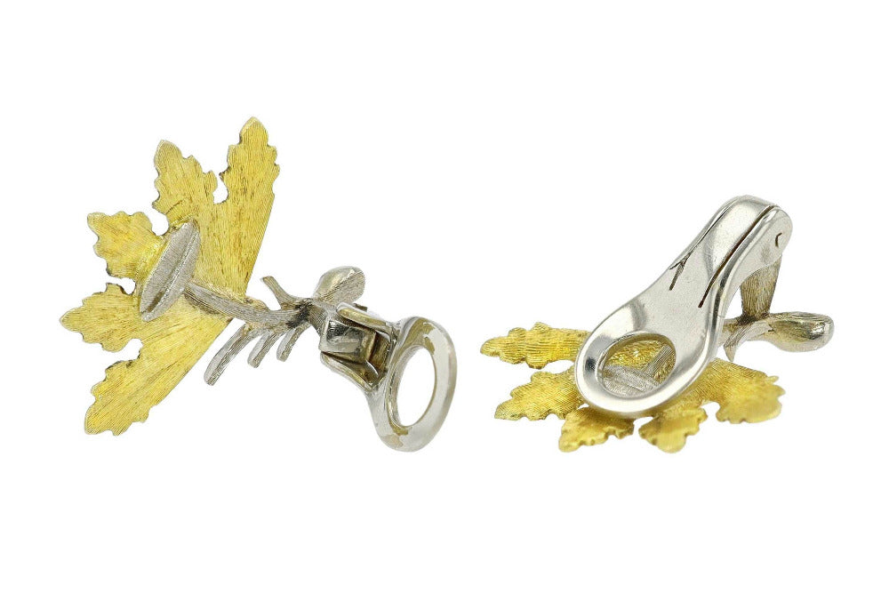 Buccellati Foglia Cardo Earrings