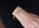 18K Yellow Gold 4.5 Gram Bangle Bracelet