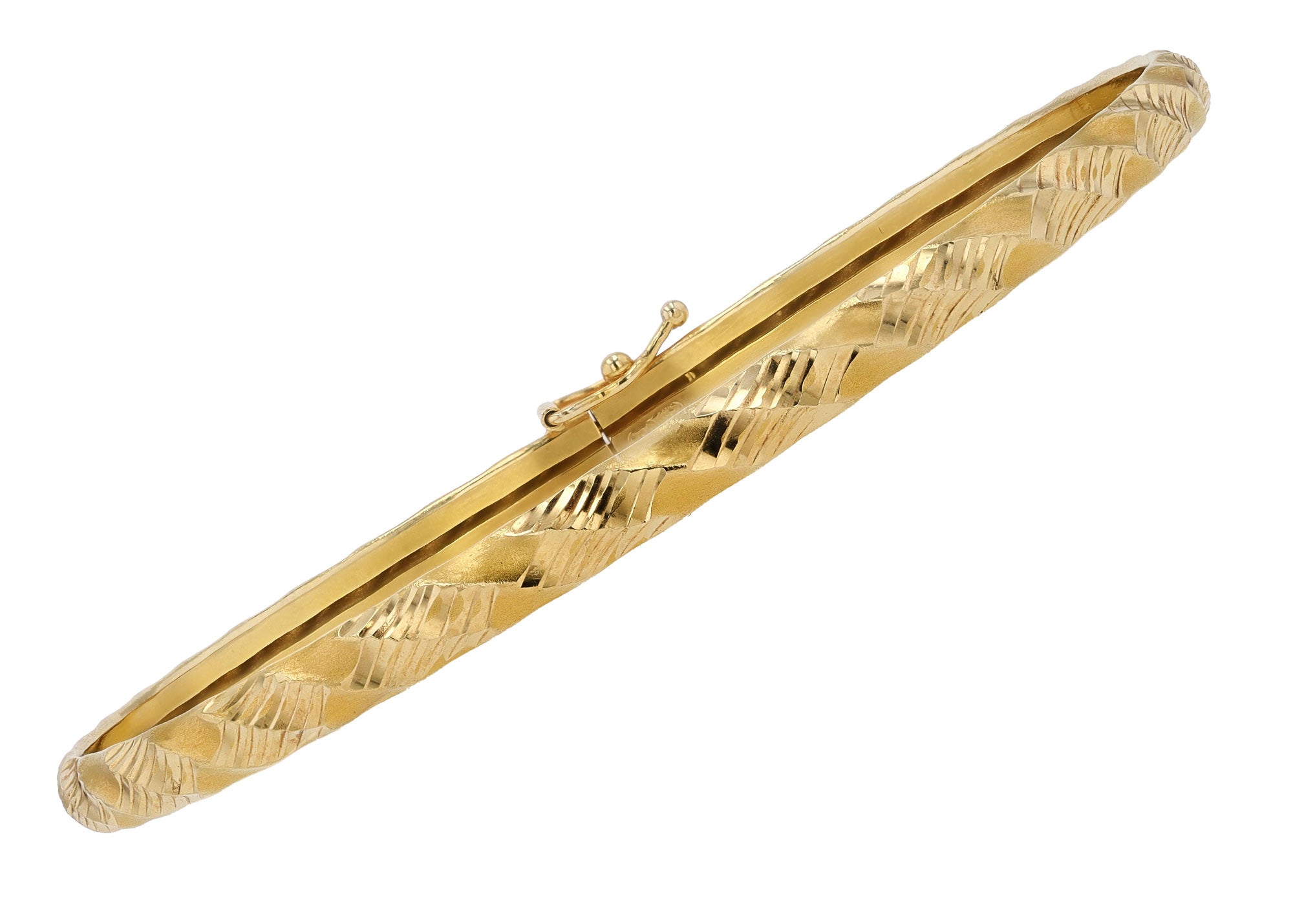 18K Yellow Gold 4.5 Gram Bangle Bracelet