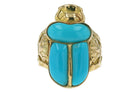 Egyptian Turquoise Gold Ring
