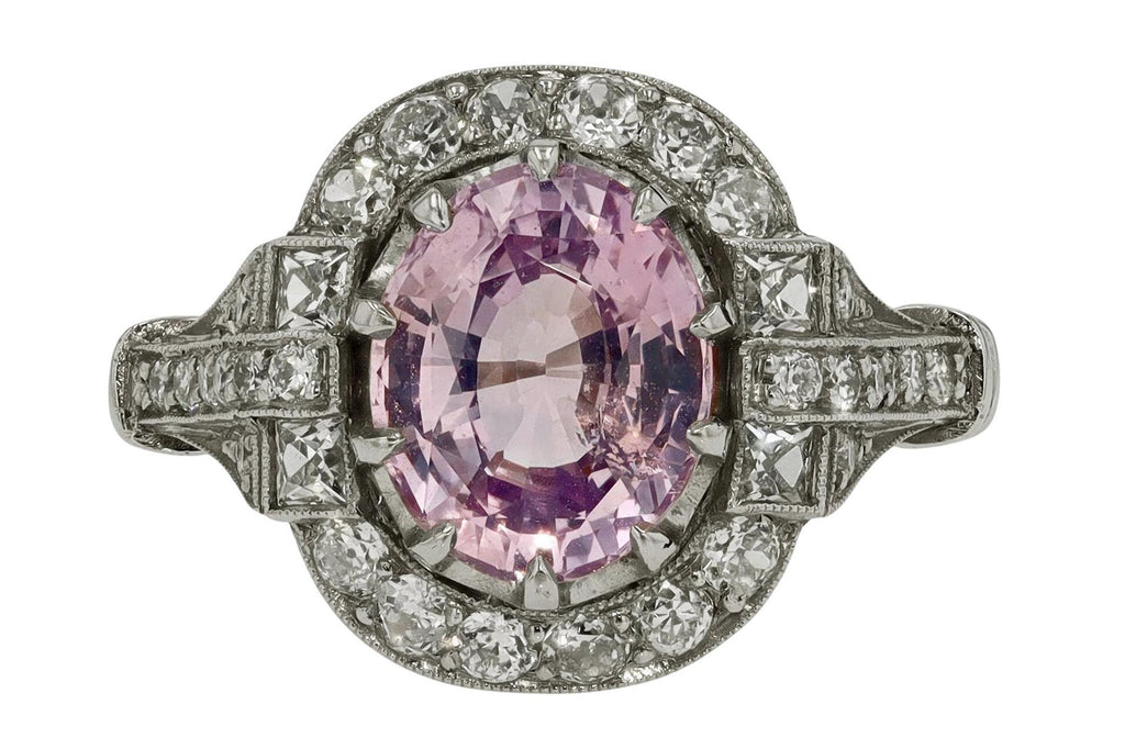 Padparadscha Sapphire Ring