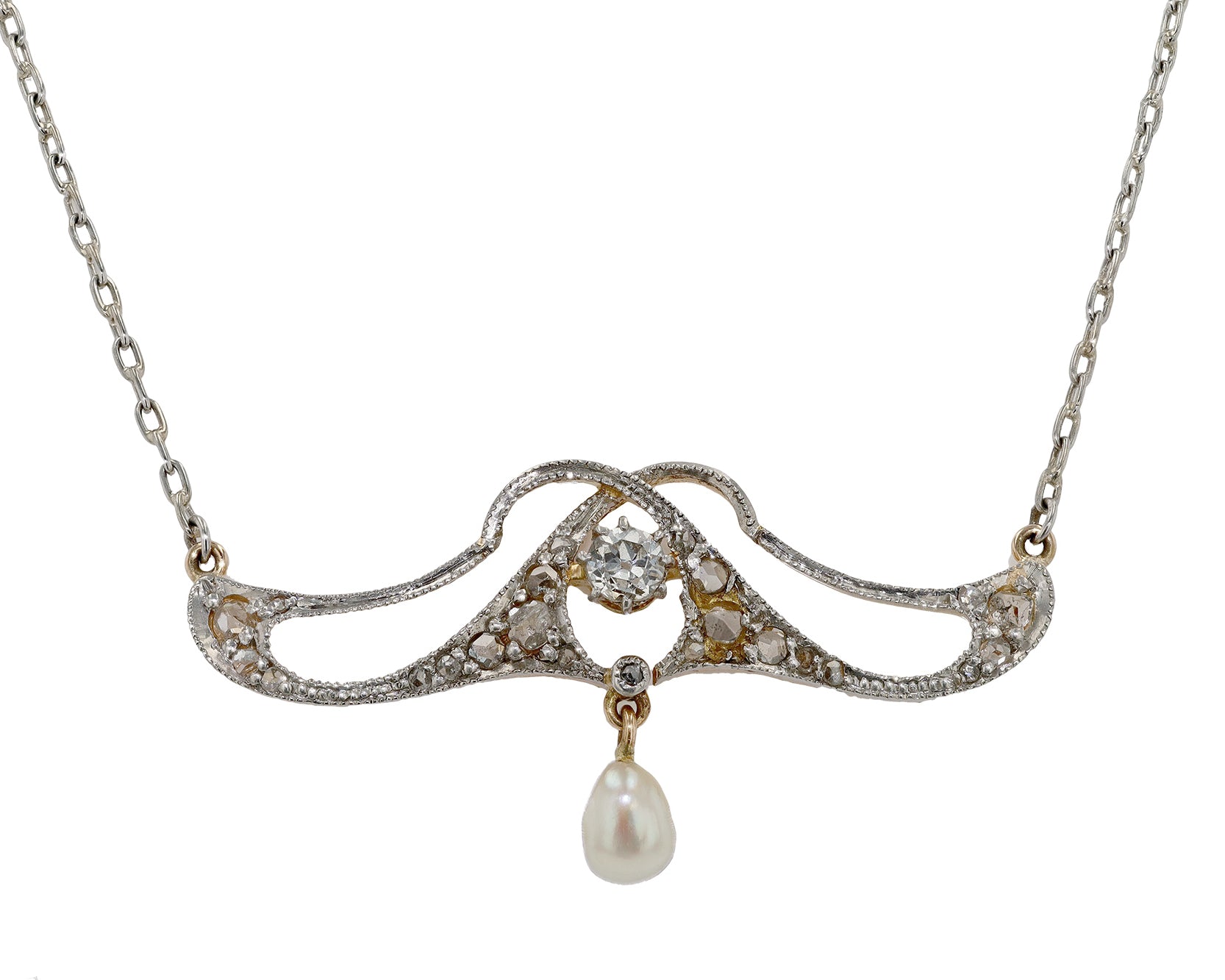 Antique Estate Diamond Necklace