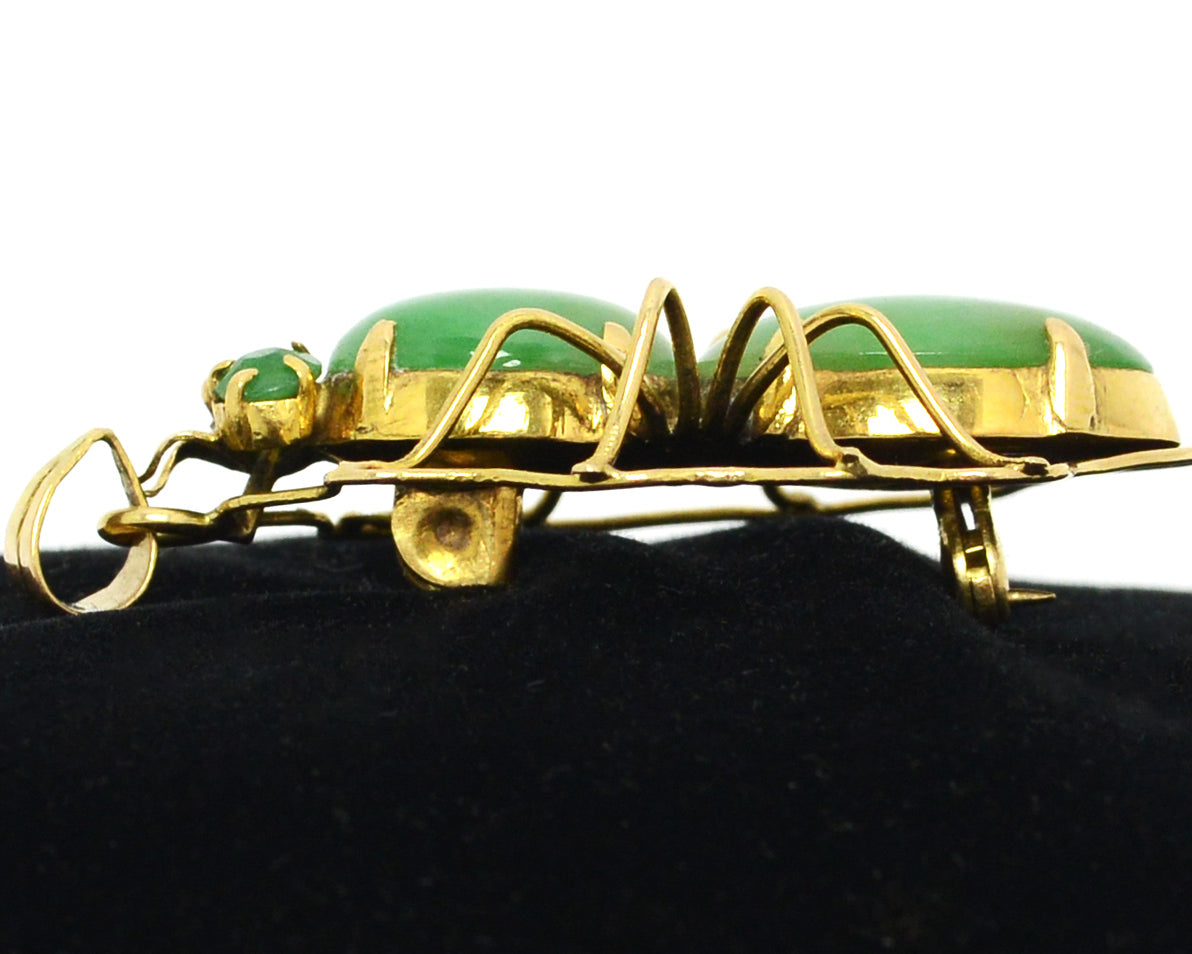 antique spider brooch pin