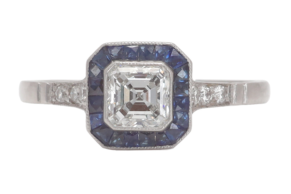 Art Deco Style Engagement Ring