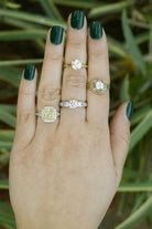Some of our estate diamond solitaire engagement rings.