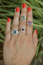 Ruby, pink sapphire & alexandrite a just a few of the gemstone bridal ring examples in-store for you.