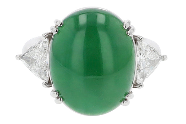 Jadeite Diamond Ring