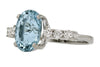 Vintage Aquamarine Engagement Ring