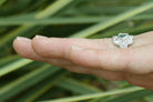 Heirloom diamond emerald ring.