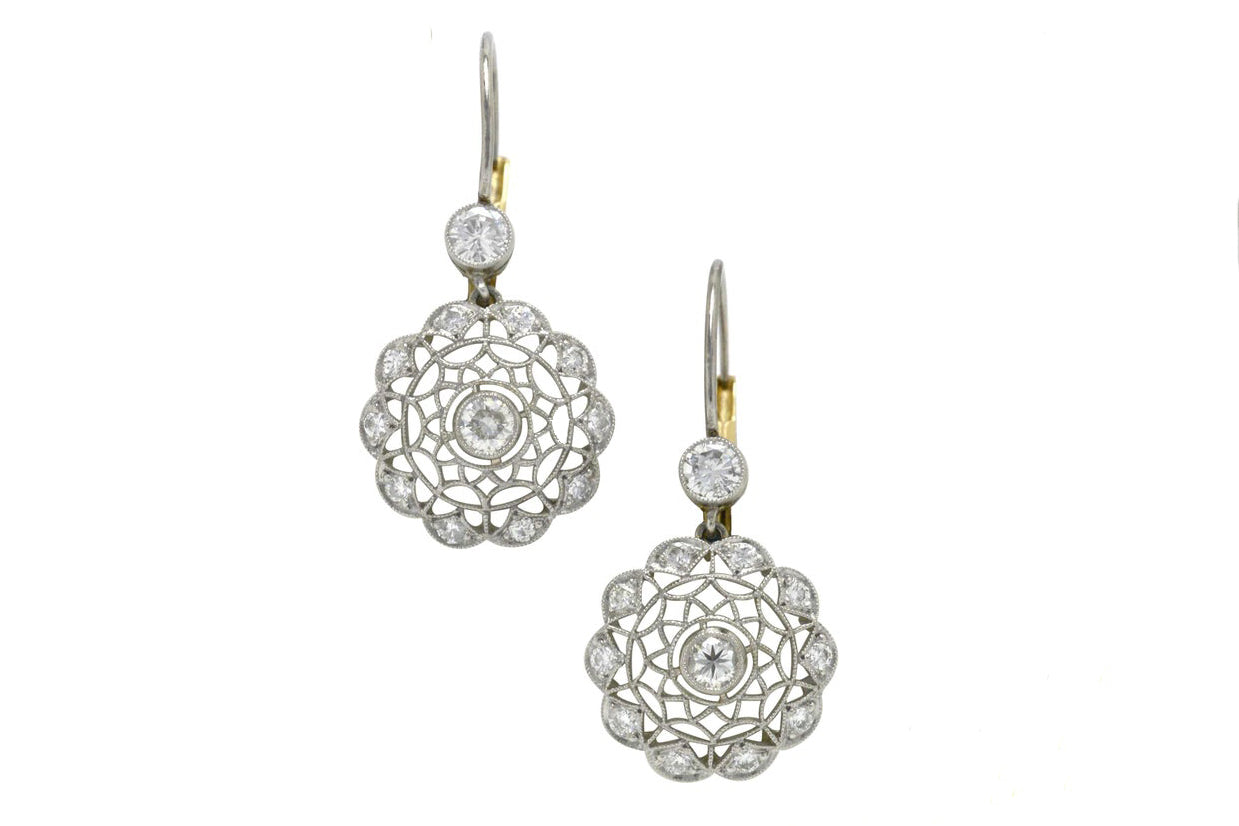 spider web earrings